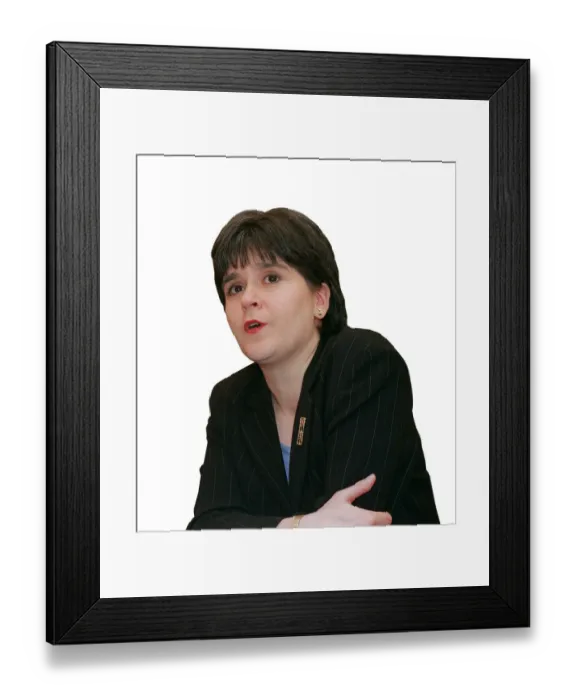 Framed Print : SNP member Nicola Sturgeon 1998 Framed Print : SNP member Nicola Sturgeon 1998