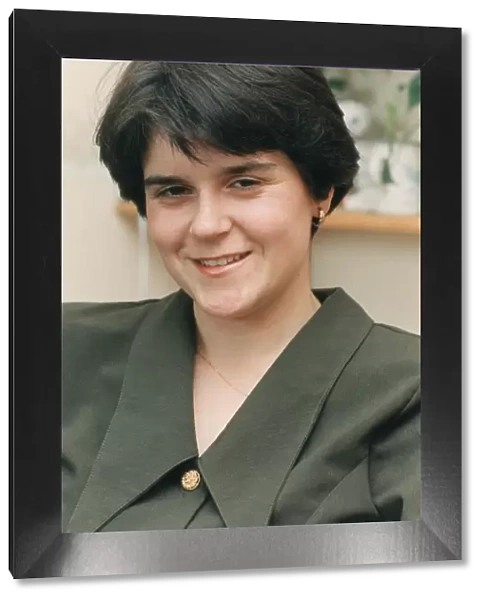 Nicola Sturgeon of Dreghorn Ayrshire S. N. P Candidate 23rd August 1991
