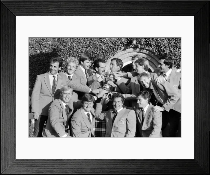 Framed Print : The Ryder Cup tournament held 13th to 15th September, 1985 at the Brabazon Course of Framed Print : The Ryder Cup tournament held 13th to 15th September, 1985 at the Brabazon Course of