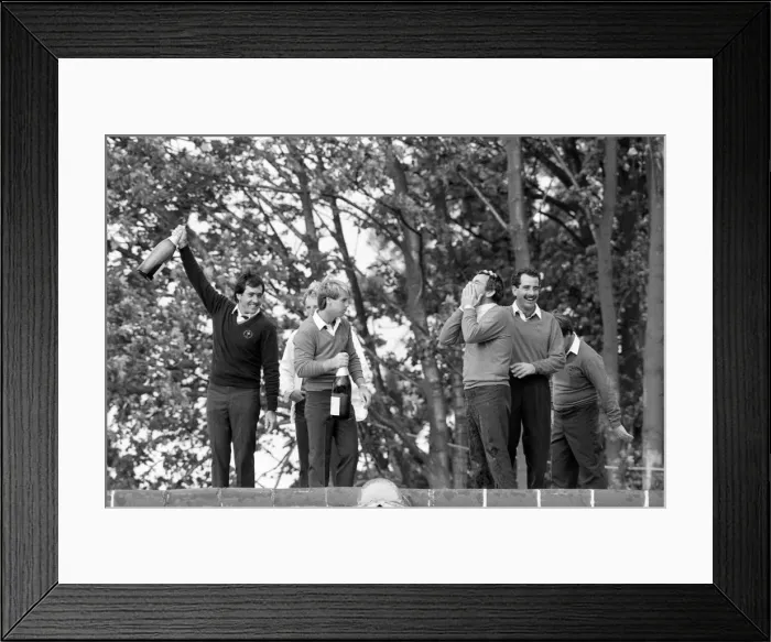 Framed Print : The Ryder Cup tournament held 13th to 15th September, 1985 at the Brabazon Course of Framed Print : The Ryder Cup tournament held 13th to 15th September, 1985 at the Brabazon Course of