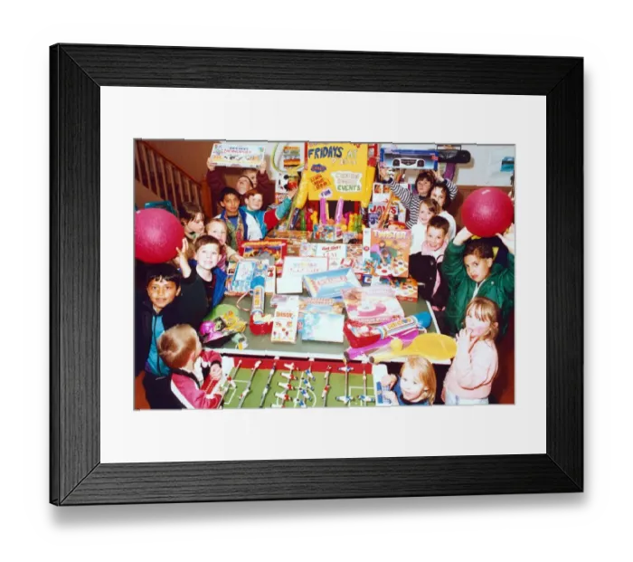 Framed Print : Children of Stocktons Lightfoot Grove church can