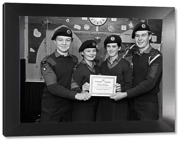 These cadets from the Huddersfield-based 59 Squadron Air Training Corps were among a