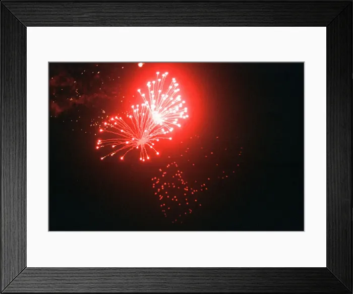 Framed Print : Bonfire Night, Skinningrove, North Yorkshire, England, Wednesday 5th November 1997