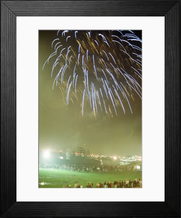 Framed Print : Bonfire Night Fireworks Display, Stockton, North Yorkshire, England, 5th November 1990 Framed Print : Bonfire Night Fireworks Display, Stockton, North Yorkshire, England, 5th November 1990