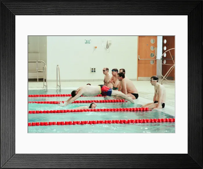 Framed Print : Superswim 98 at the Neptune Centre, Swimmimg Pool, Middlesbrough, 25th April 1998