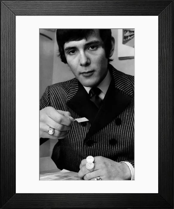 Framed Print : Nicholas Van Hoogstraten May 1967 Britains Youngest Millionaire