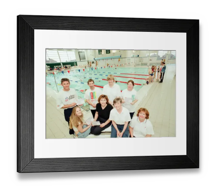 Framed Print : Neptune Swimming Pool, Team Picture of Qualified Instructors Framed Print : Neptune Swimming Pool, Team Picture of Qualified Instructors