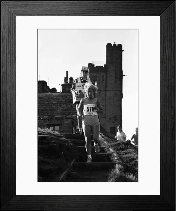 Framed Print : All the fun of the run... 140 pupils, parents, friends and even pets from Newsome High