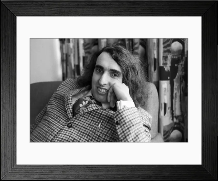 Framed Print : Tiny Tim (born Herbert Khaury) was an American singer, ukulele player