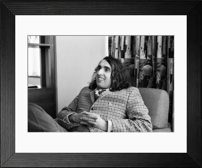 Framed Print : Tiny Tim (born Herbert Khaury) was an American singer, ukulele player
