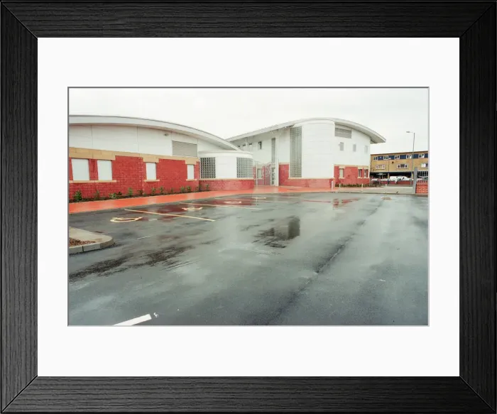 Framed Print : The Neptune Centre, Berwick Hills new complex, Middlesbrough, 17th April 1998