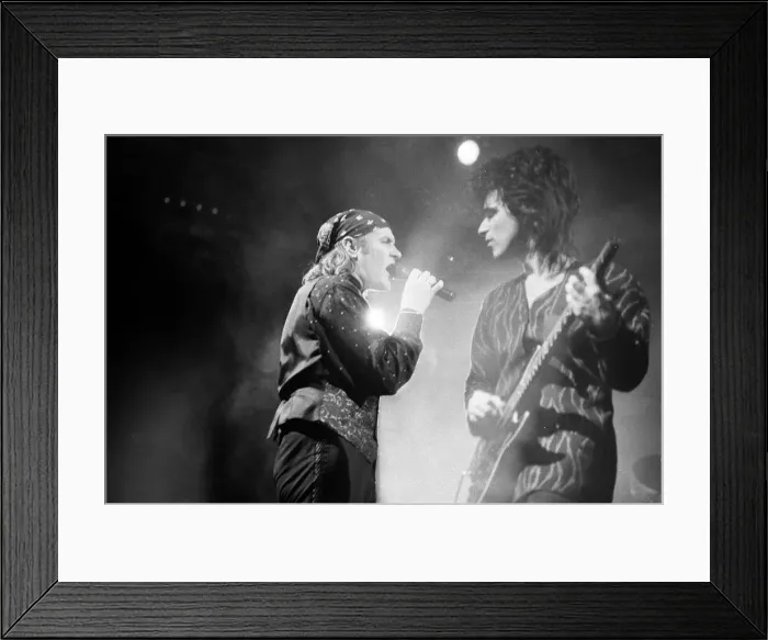 Framed Print : Duran Duran performing at the NEC Arena, a 16, 000 capacity venue located adjacent to Framed Print : Duran Duran performing at the NEC Arena, a 16, 000 capacity venue located adjacent to