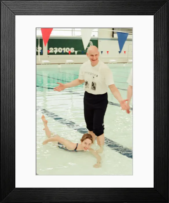 Framed Print : Duncan Goodhew, Olympic Champion Swimmer, officially opens The Neptune Centre Framed Print : Duncan Goodhew, Olympic Champion Swimmer, officially opens The Neptune Centre