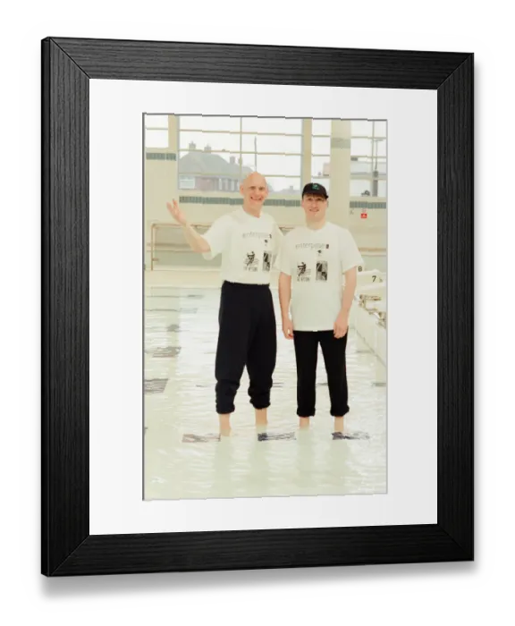 Framed Print : Duncan Goodhew, Olympic Champion Swimmer, officially opens The Neptune Centre Framed Print : Duncan Goodhew, Olympic Champion Swimmer, officially opens The Neptune Centre
