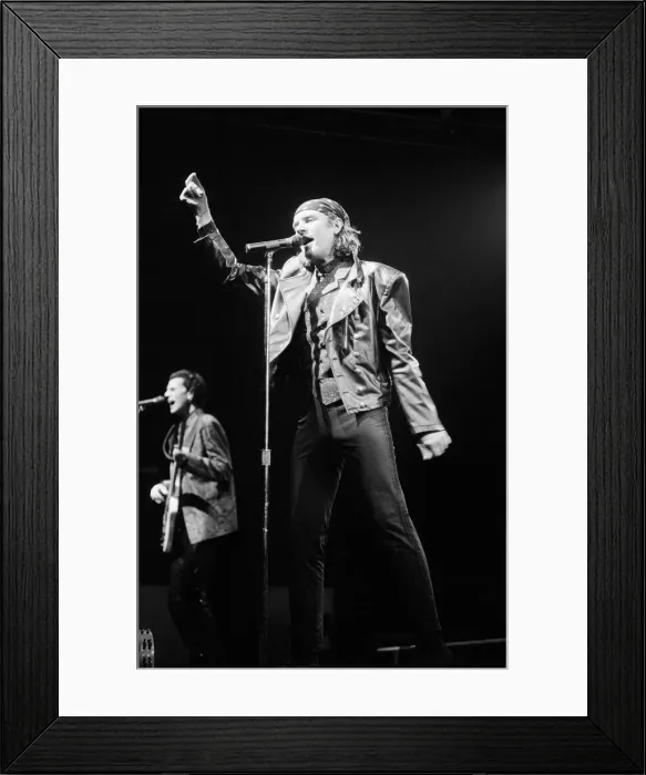Framed Print : Duran Duran performing at the NEC Arena, a 16, 000 capacity venue located adjacent to Framed Print : Duran Duran performing at the NEC Arena, a 16, 000 capacity venue located adjacent to