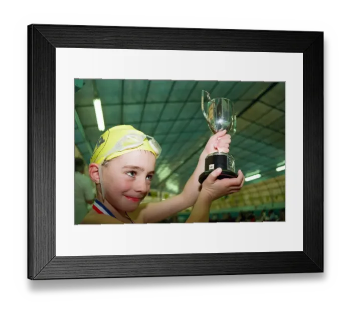 Framed Print : Action at the Guisborough Swimming Club Gala - Winner Christopher Wilkinson showing off Framed Print : Action at the Guisborough Swimming Club Gala - Winner Christopher Wilkinson showing off