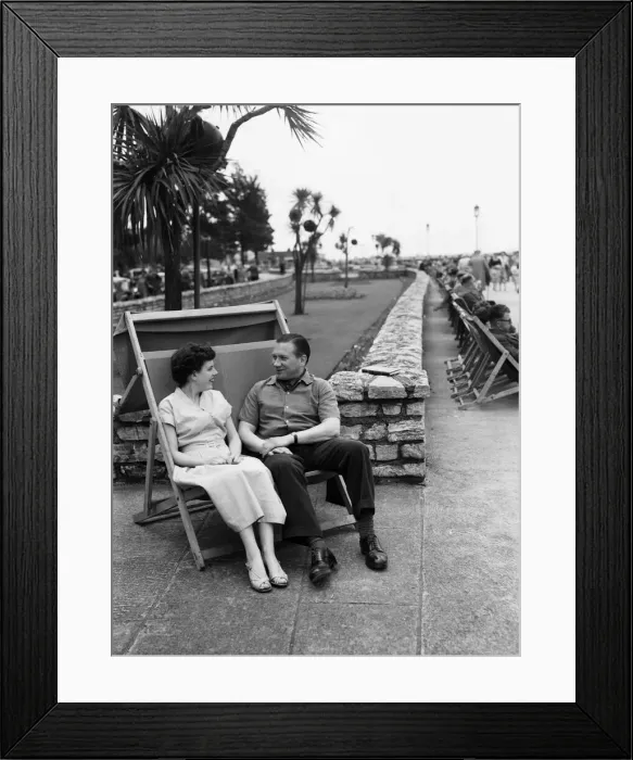 Framed Print : Holiday scenes in Blackpool, Lancashire. June 1954