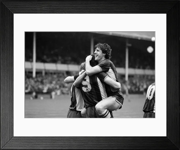 Framed Print : Aston Villa v Birmingham City, played at Villa Park. League Division One