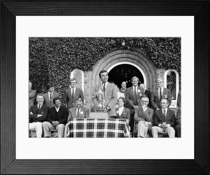 Framed Print : The Ryder Cup tournament held 13th to 15th September, 1985 at the Brabazon Course of