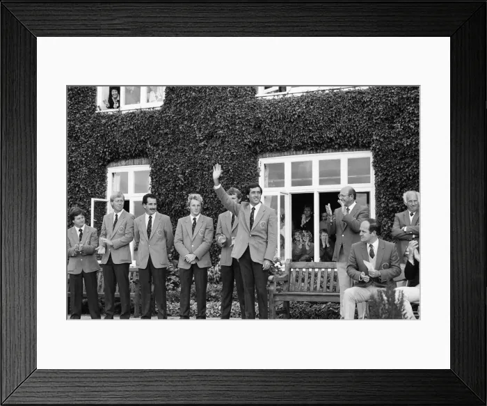 Framed Print : The Ryder Cup tournament held 13th to 15th September, 1985 at the Brabazon Course of Framed Print : The Ryder Cup tournament held 13th to 15th September, 1985 at the Brabazon Course of