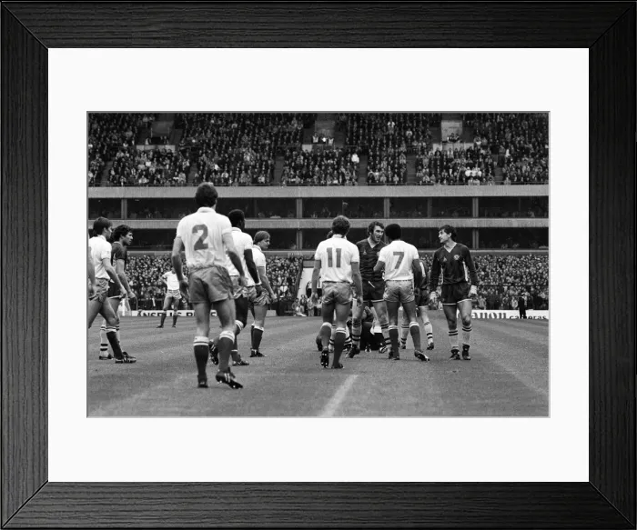 Framed Print : Aston Villa v Birmingham City, played at Villa Park. League Division One Framed Print : Aston Villa v Birmingham City, played at Villa Park. League Division One
