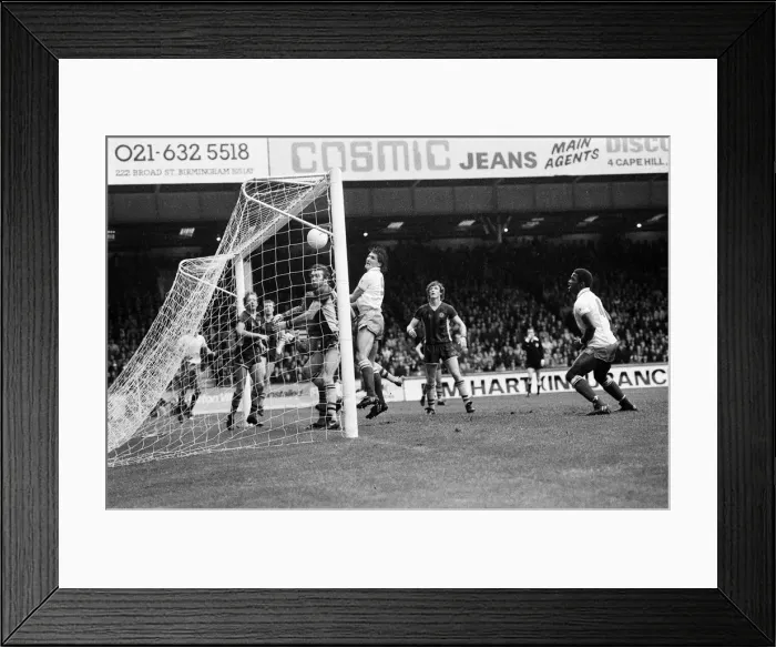 Framed Print : Aston Villa v Birmingham City, played at Villa Park. League Division One Framed Print : Aston Villa v Birmingham City, played at Villa Park. League Division One