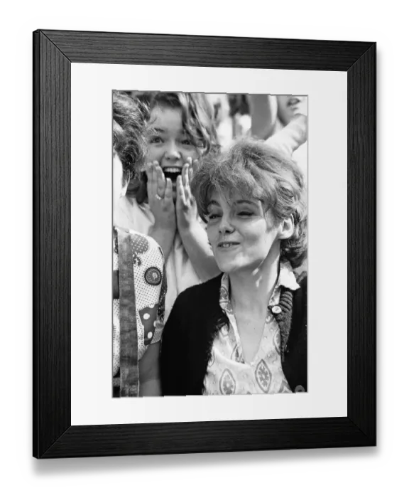 Framed Print : The Beatles in New York City, on their North American Tour ahead of their concert to be Framed Print : The Beatles in New York City, on their North American Tour ahead of their concert to be