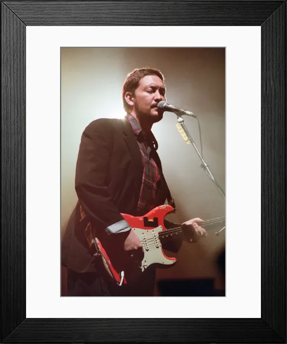 Framed Print : Chris Rea in concert at the Birmingham NEC. 9th December 1991 Framed Print : Chris Rea in concert at the Birmingham NEC. 9th December 1991