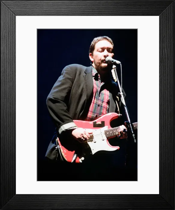 Framed Print : Chris Rea in concert at the Birmingham NEC. 9th December 1991 Framed Print : Chris Rea in concert at the Birmingham NEC. 9th December 1991