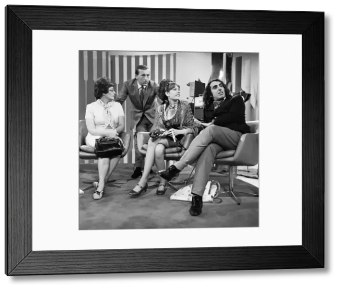 Framed Print : Tiny Tim (born Herbert Khaury; April 12, 1932 - November 30, 1996) was an American singer