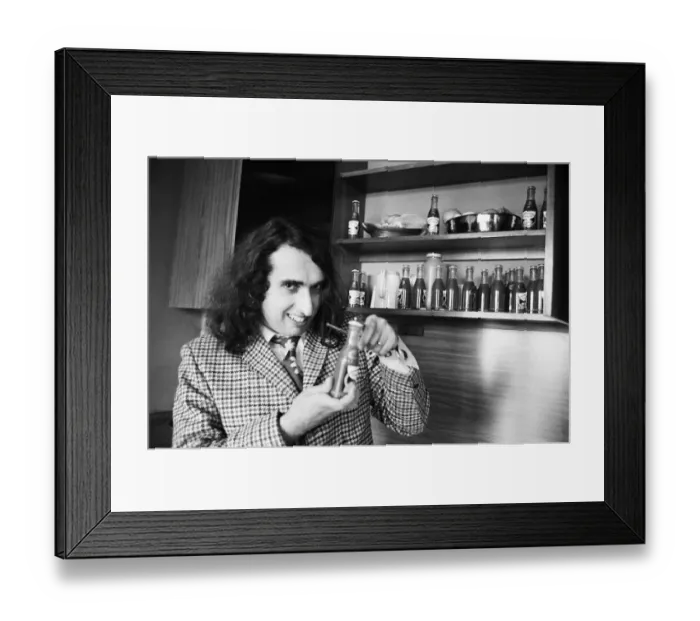 Framed Print : Tiny Tim (born Herbert Khaury) was an American singer, ukulele player Framed Print : Tiny Tim (born Herbert Khaury) was an American singer, ukulele player