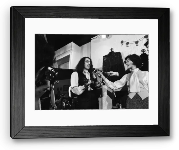 Framed Print : Tiny Tim (born Herbert Khaury; April 12, 1932 - November 30, 1996) was an American singer