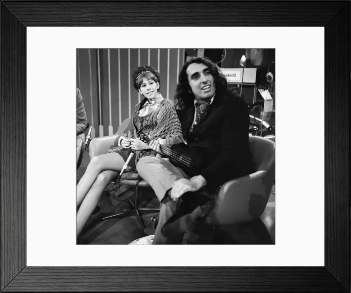Framed Print : Tiny Tim (born Herbert Khaury; April 12, 1932 - November 30, 1996) was an American singer