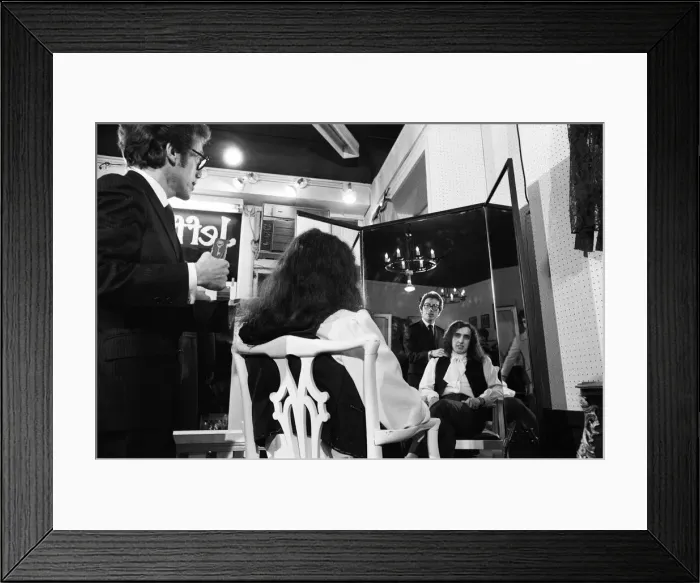 Framed Print : Tiny Tim (born Herbert Khaury; April 12, 1932 - November 30, 1996) was an American singer