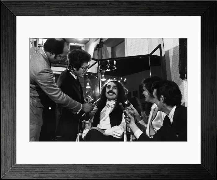 Framed Print : Tiny Tim (born Herbert Khaury; April 12, 1932 - November 30, 1996) was an American singer Framed Print : Tiny Tim (born Herbert Khaury; April 12, 1932 - November 30, 1996) was an American singer