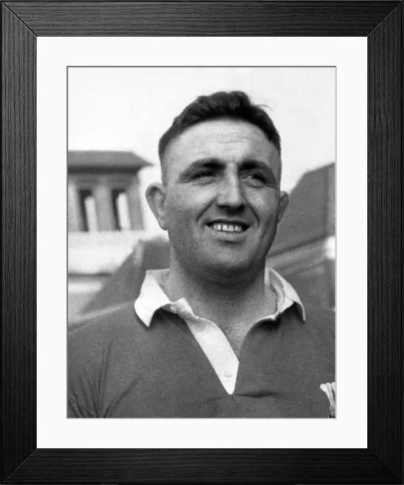Framed Print : Portrait of Wales international rugby union player Ray Prosser. March 1961 Framed Print : Portrait of Wales international rugby union player Ray Prosser. March 1961