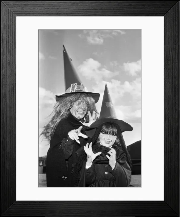 Framed Print : Halloween in Redditch 30th October 1979 Framed Print : Halloween in Redditch 30th October 1979