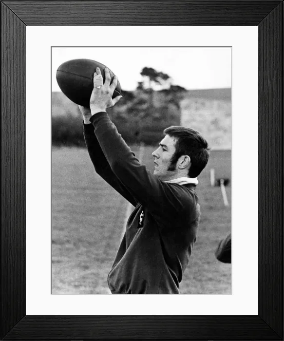 Framed Print : Wales international rugby union player John Bevan of Cardiff Framed Print : Wales international rugby union player John Bevan of Cardiff