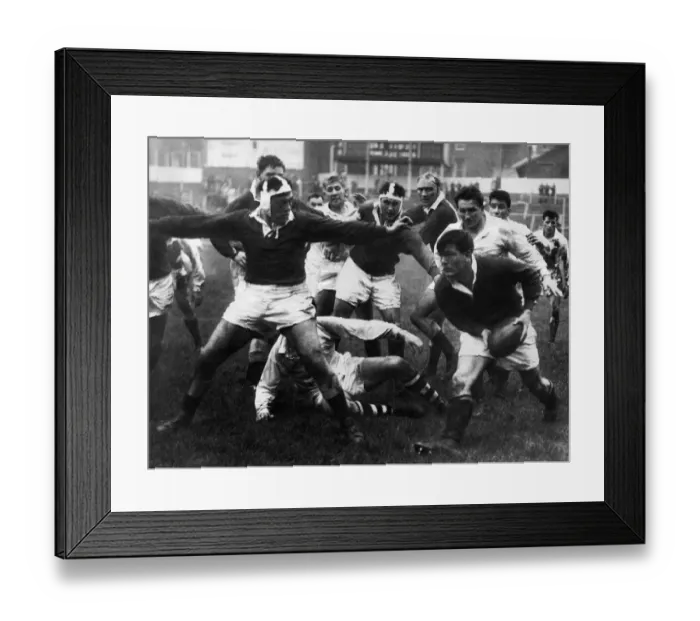 Framed Print : Welsh international rugby union player Bryn Meredith in action. Circa 1960 Framed Print : Welsh international rugby union player Bryn Meredith in action. Circa 1960