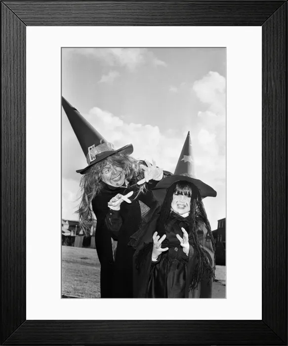 Framed Print : Halloween in Redditch 30th October 1979 Framed Print : Halloween in Redditch 30th October 1979