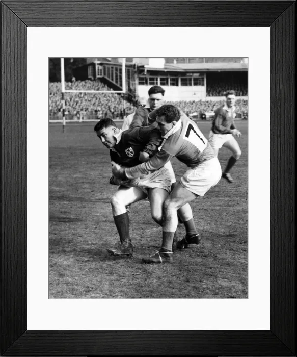 Framed Print : Wales v Ireland international rugby match at Cardiff arms Park Framed Print : Wales v Ireland international rugby match at Cardiff arms Park