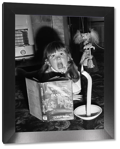 Lisa Batty in Halloween picture 30th October 1975