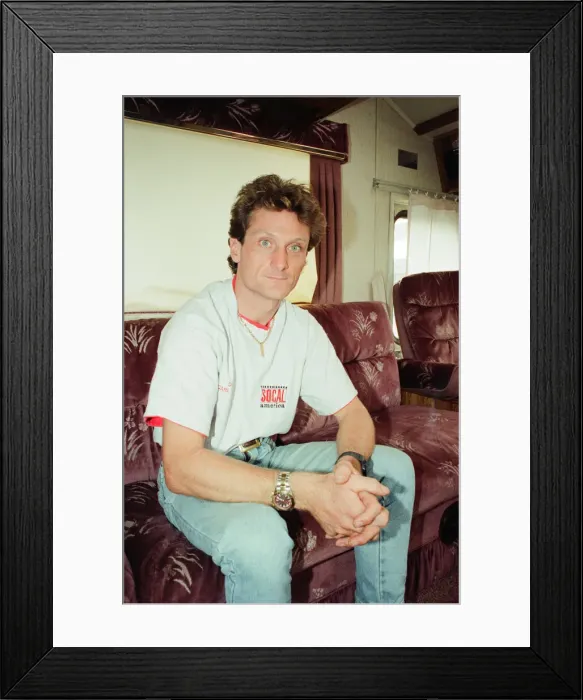 Framed Print : Carl Fogarty, World Superbike Racer, 22nd July 1994
