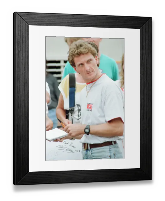 Framed Print : Carl Fogarty, World Superbike Racer, 22nd July 1994