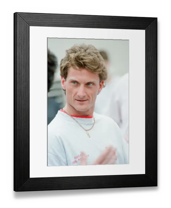 Framed Print : Carl Fogarty, World Superbike Racer, 22nd July 1994