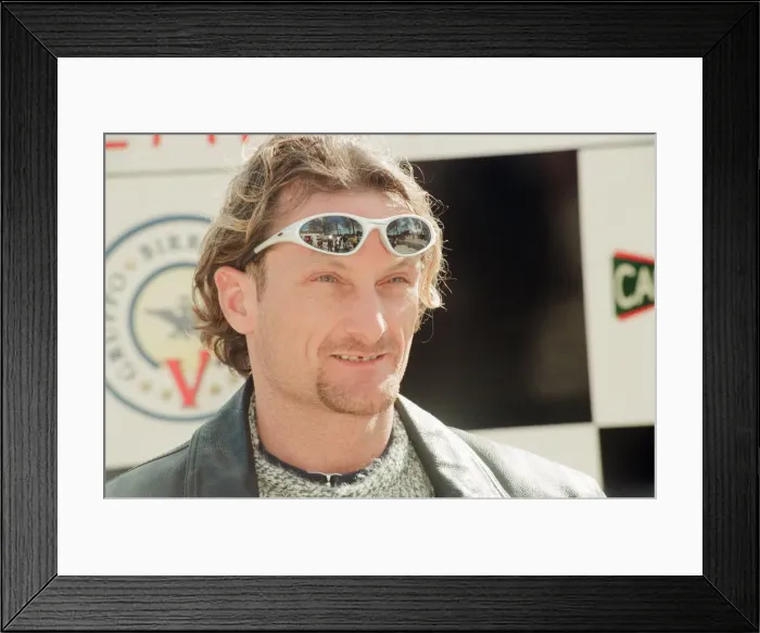 Framed Print : Carl Fogarty, 3 Times World Superbike Champion, pictured at the Ducati Experience Framed Print : Carl Fogarty, 3 Times World Superbike Champion, pictured at the Ducati Experience