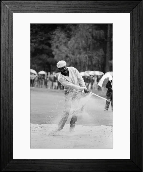 Framed Print : 1983 Suntory World Match Play Championship at Wentworth, Friday 7th October 1983 Framed Print : 1983 Suntory World Match Play Championship at Wentworth, Friday 7th October 1983