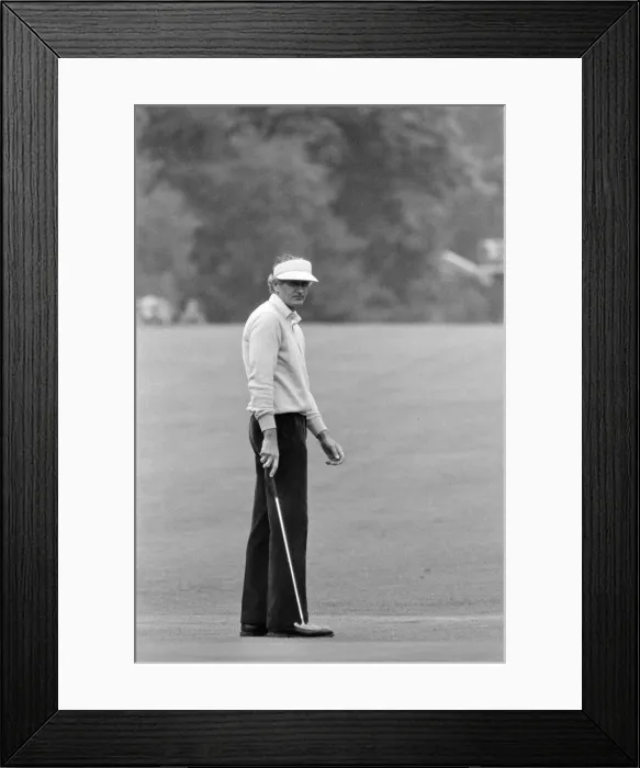 Framed Print : 1983 Suntory World Match Play Championship at Wentworth, Friday 7th October 1983 Framed Print : 1983 Suntory World Match Play Championship at Wentworth, Friday 7th October 1983