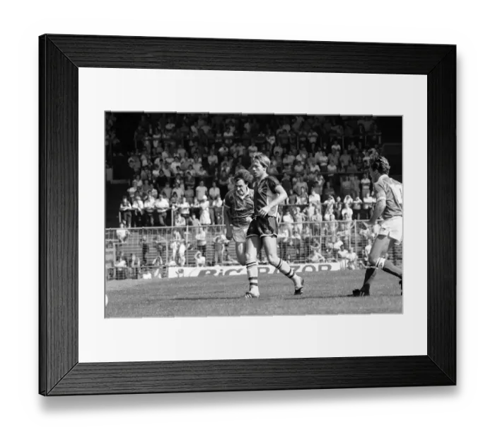 Framed Print : Alan Curbishley. Birmingham City v Aston Villa, Birmingham County FA Senior Cup