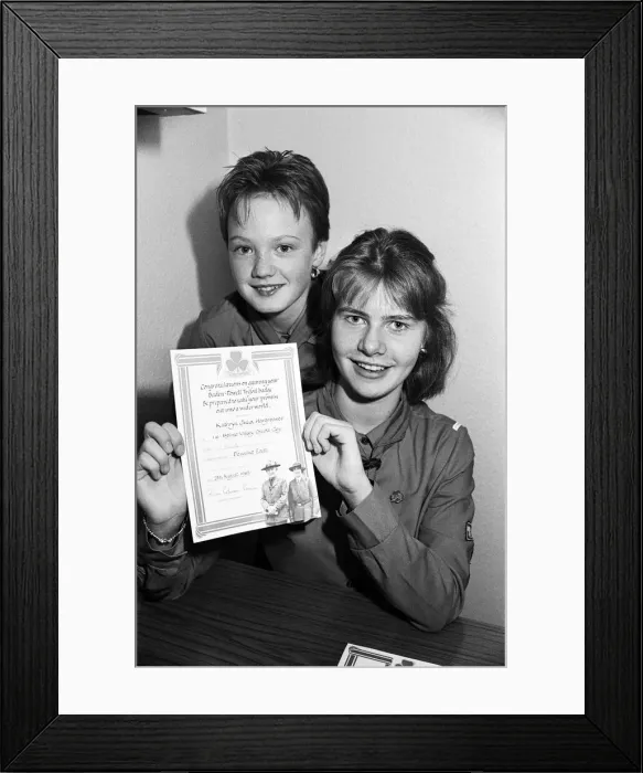 Framed Print : These two guides notched up a glorious success in a strange setting when they were Framed Print : These two guides notched up a glorious success in a strange setting when they were